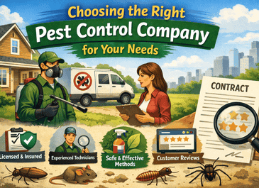 Choosing the Right Pest Control Company